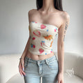 Ashtynn Fruit Print Tube Top [QA43IK6P]