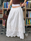 Aspyn Jacquard Cut-Out Midi Skirt [4ANZHIXE]