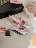 Audrie Bow Block Heel Mary Janes [SHIS1C1E]