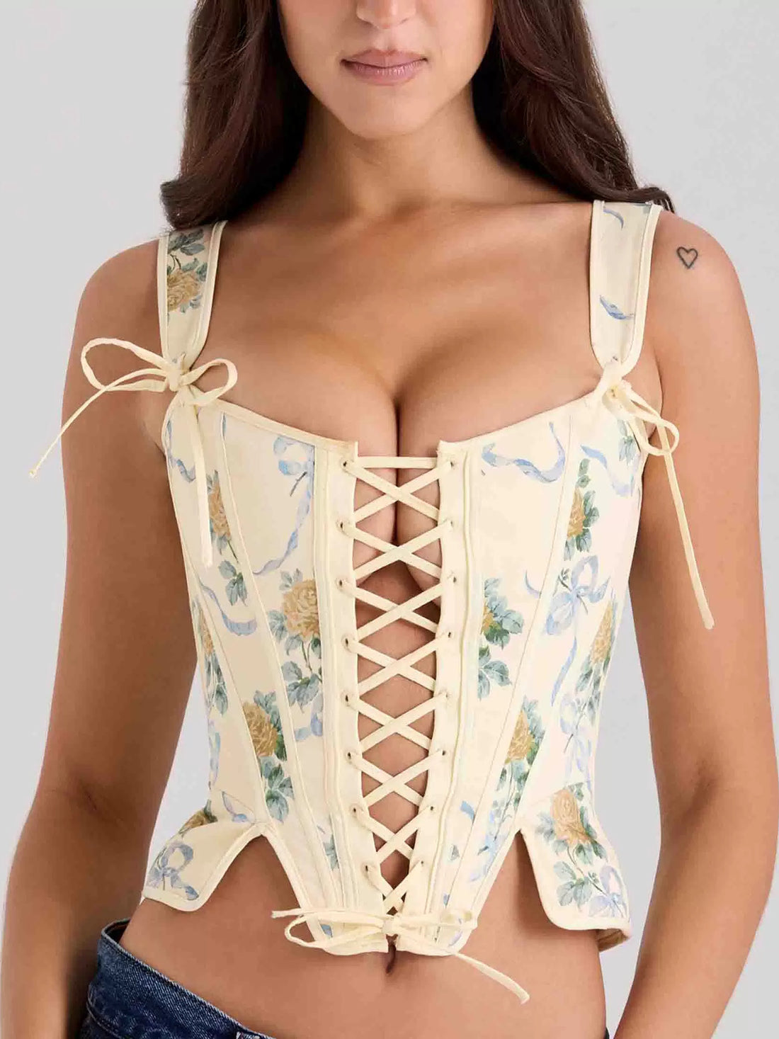Aveah Reversible Floral Camisole - Yellow [ELC9X5Z8]
