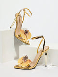 Aviana Floral Stiletto Sandals [9T3ELVJO]