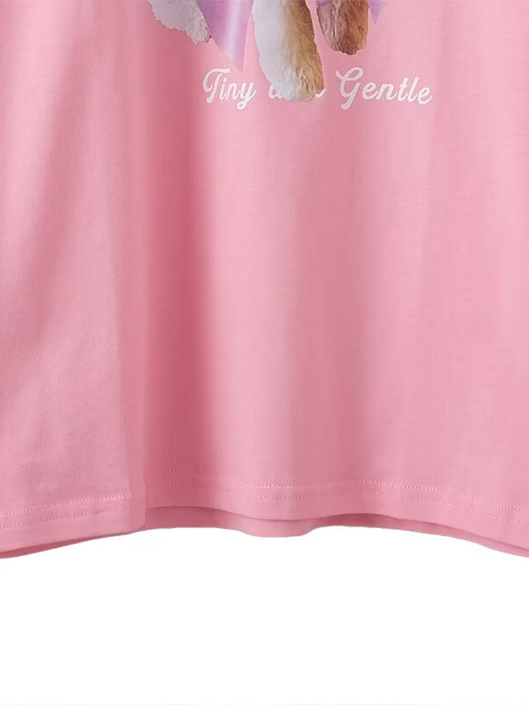 Avika Pet Print Tee [U77C8ATT]