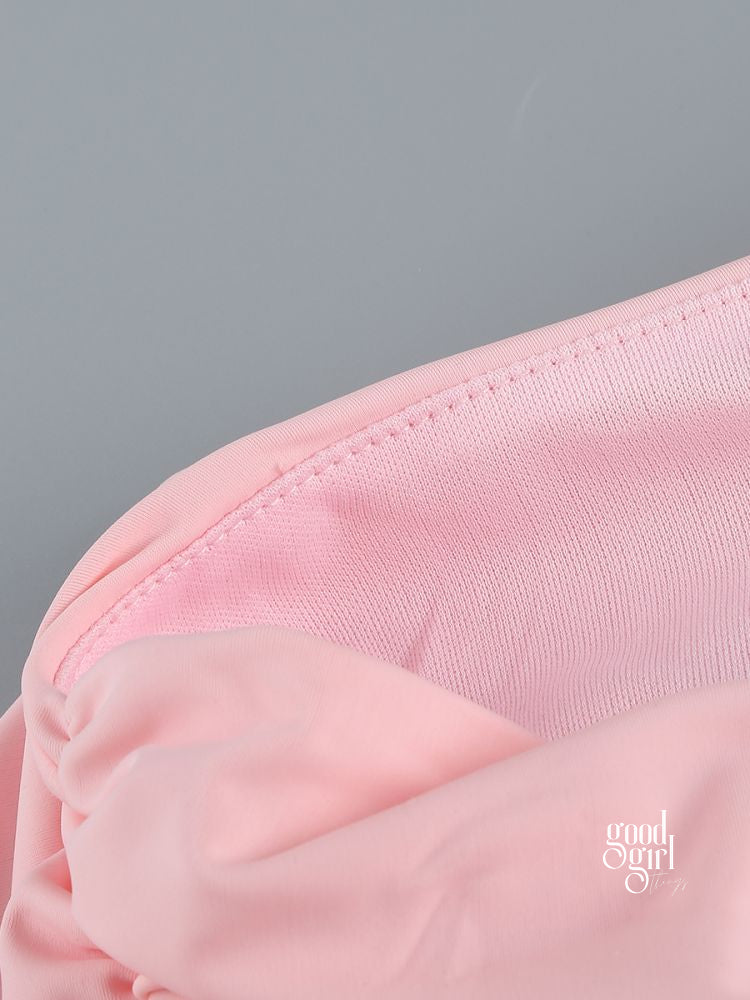 Azelie Floral Halter Mini Dress [1PRLGMHM]