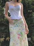 Bea Floral Fishtail Maxi Skirt [3I3G64CD]