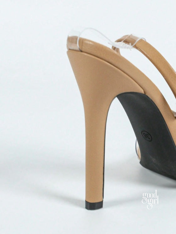 Bellarose Transparent Stiletto Sandals [BILY3NTI]