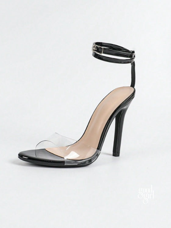 Bellarose Transparent Stiletto Sandals [DEV7KB96]