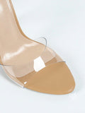 Bellarose Transparent Stiletto Sandals [VCC2S4GX]