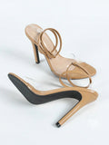 Bellarose Transparent Stiletto Sandals [WORLUPRG]