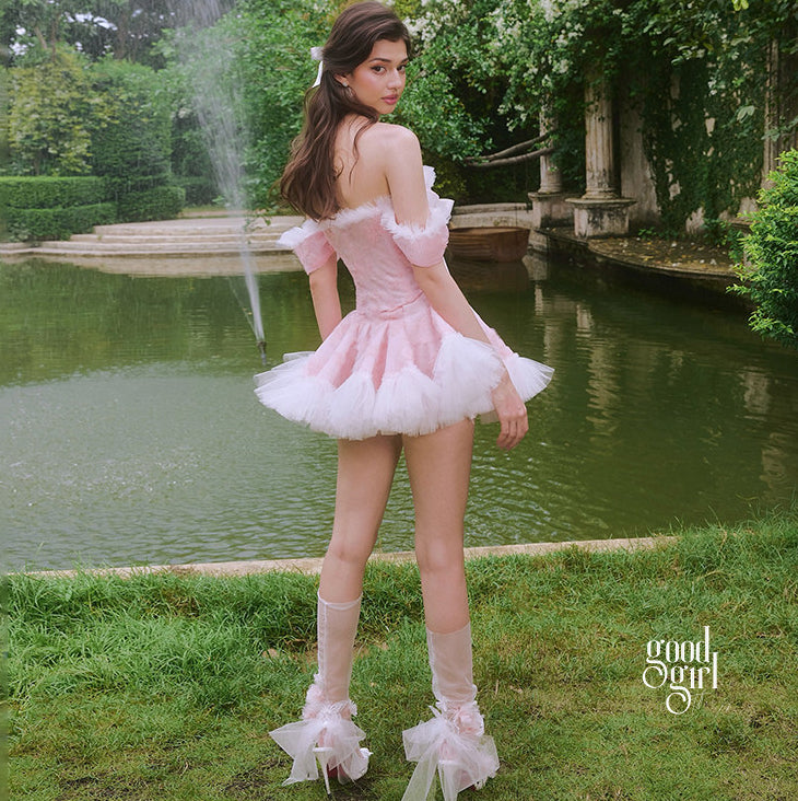 Bow Detail Tiered Skirt Set [YU4D0YYU]