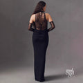 Brandi Halter Lace Gown [3A6KDJYY]