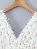 Braylyn Floral Mini Dress [DWMEP88H]