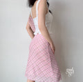 Bree Pink Plaid Mini Skirt [1THTMJ8R]