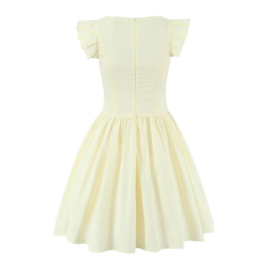 Briseida Flutter-Sleeve Mini Dress [X8MDXYYL]