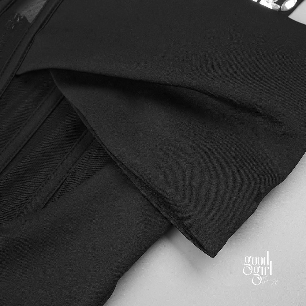 Bruchy Embellished Mesh Maxi Dress [B5XKWVM8]