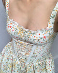Callan Apricot Floral Mini Dress [HFXJX4LF]