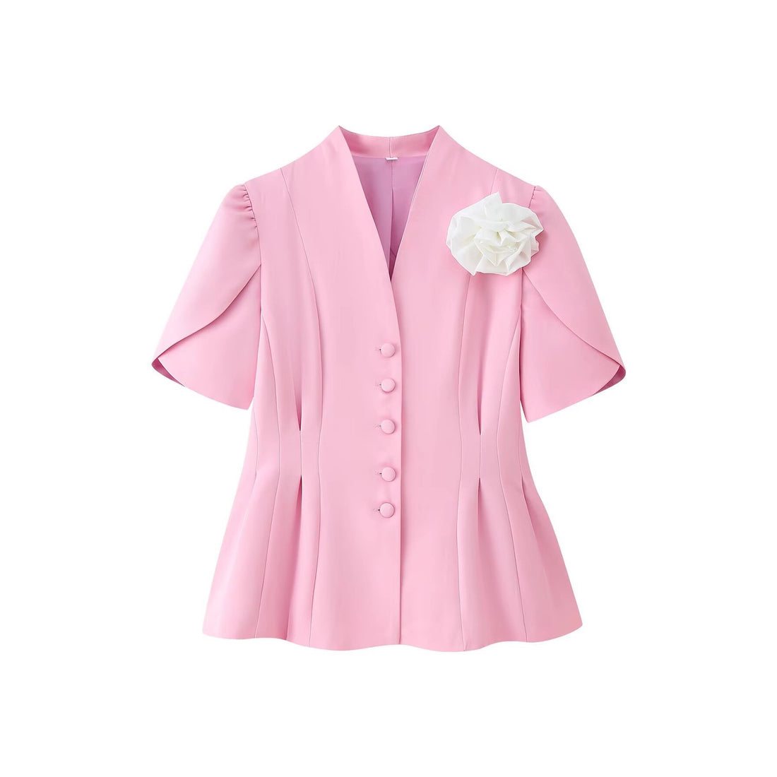 Carley Floral Fitted Blazer [FA4MG3J0]
