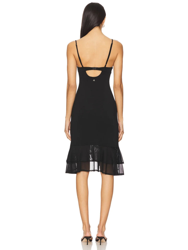 Charlotte Strappy Little Black Dress [VNVTZQNC]