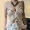 Chizaram Sequin Ruffle Crop Top [GTVA5M43]
