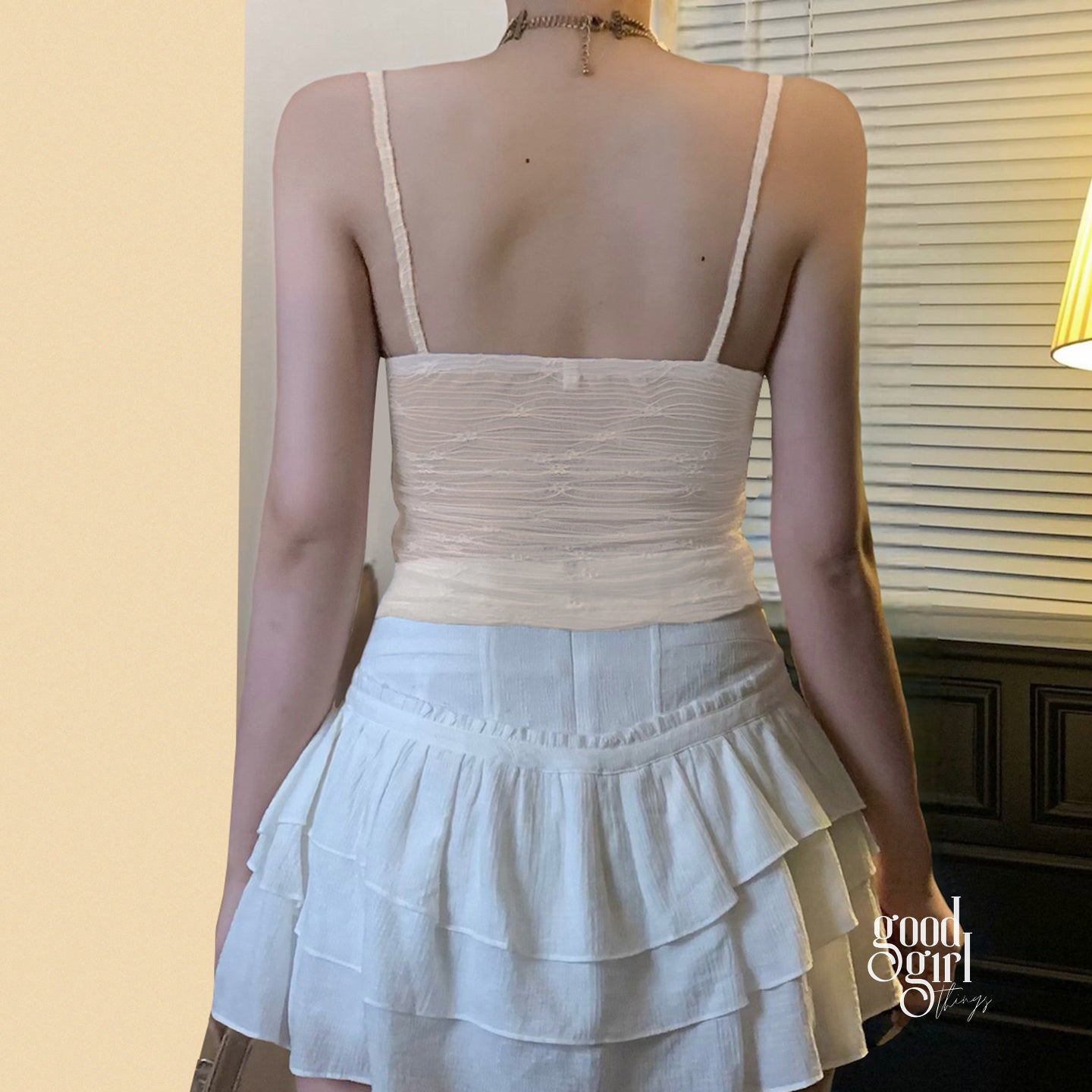 Chizaram Sequin Ruffle Crop Top [8FDN750Q]