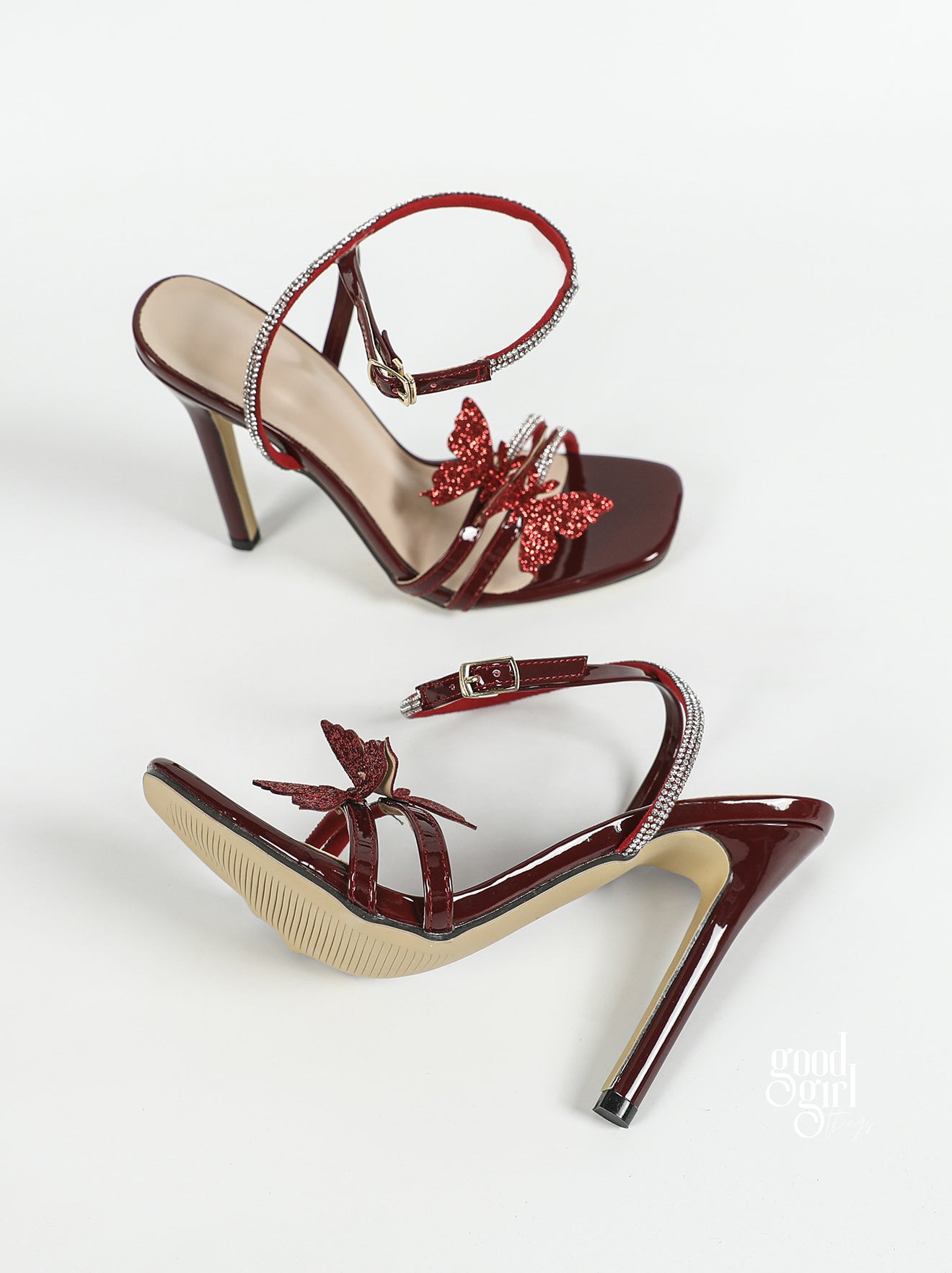 Corrina Butterfly Stiletto Sandals [FVTIISGC]