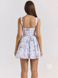 Cosette Floral Lace Mini Dress [KQDWNNCW]