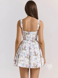 Cosette Floral Lace Mini Dress [ENBX3PSQ]