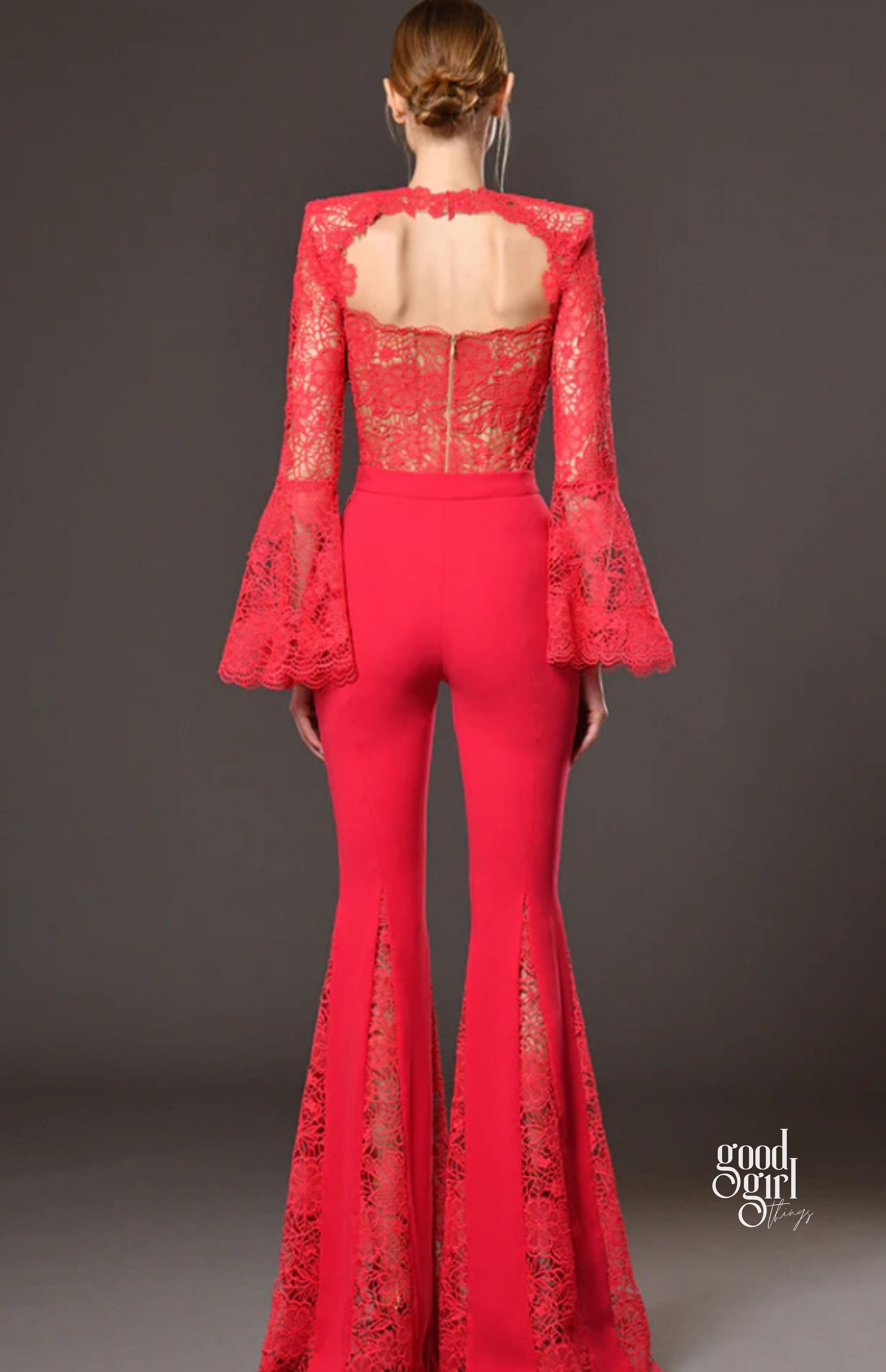 Cristina Lace Pant Set [209QHYZO]