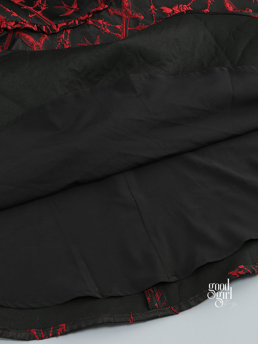 Deniz Square Neck Knit Midi Dress [YT20MZ8N]