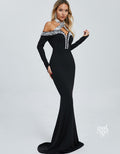 Dolores Halter Embellished Maxi Dress [106HME7M]