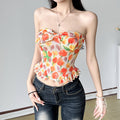 Eleana Floral Bow Tube Top [N0I3CYIC]