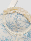 Ellamarie Printed Ruffle Corset Top [8YDUEETD]