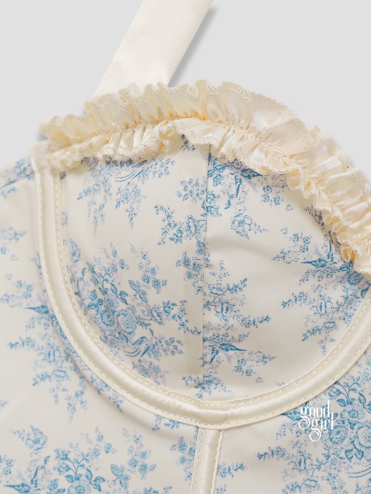 Ellamarie Printed Ruffle Corset Top [8YDUEETD]