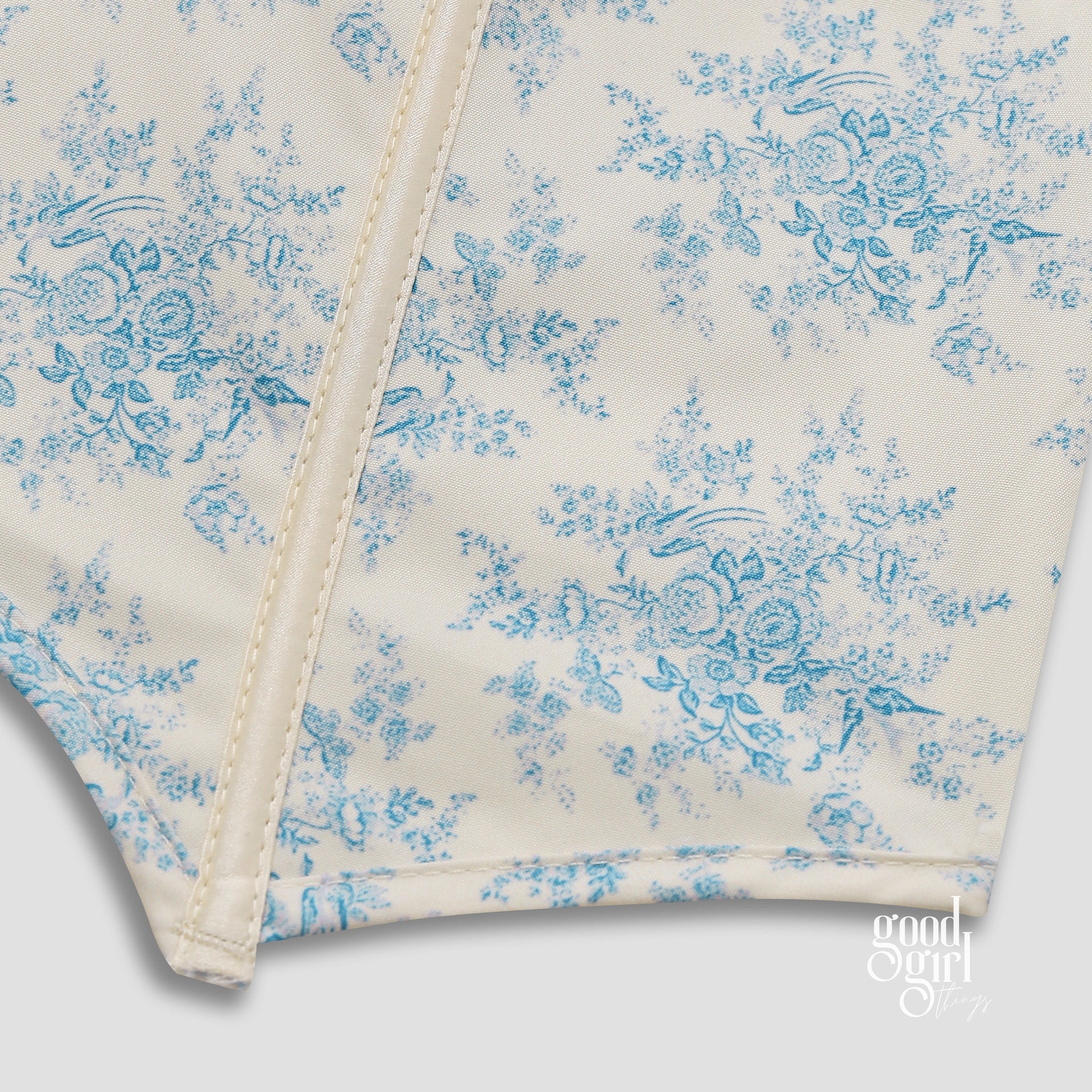 Ellamarie Printed Ruffle Corset Top [F7Q3VRGL]