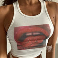Emmanuelle Printed Knit Tank Top [UV42R4A5]