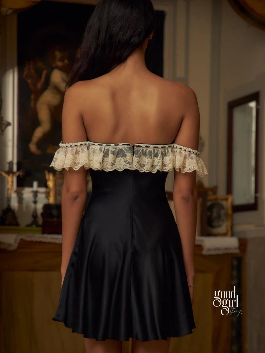 Freja Off-Shoulder Mini Dress [7LYAZMBU]