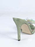 Gretel Floral Pointy Toe Heels [KY00OOOB]