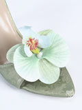 Gretel Floral Pointy Toe Heels [IIE24MVQ]