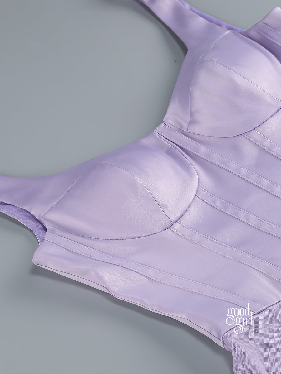 Guinevere Violet Square Neck Maxi Dress [T85W61O8]