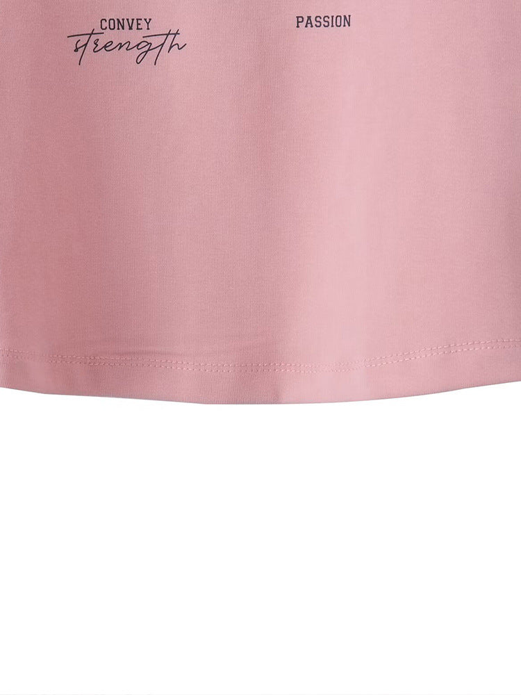 Hasset Letter Print Crop Top [U1NNFGS0]