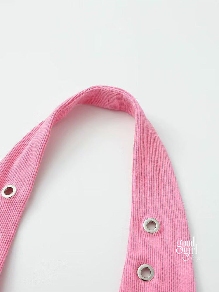 Hennessy Halter Backless Top [ZJ5916UB]