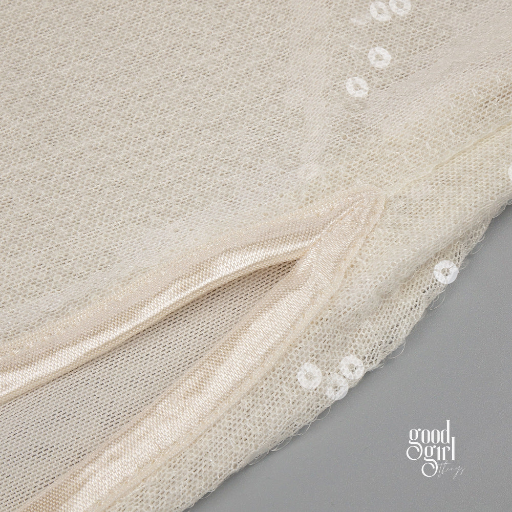 Hunter Sequin Backless Maxi Dress [0XJZ34I0]