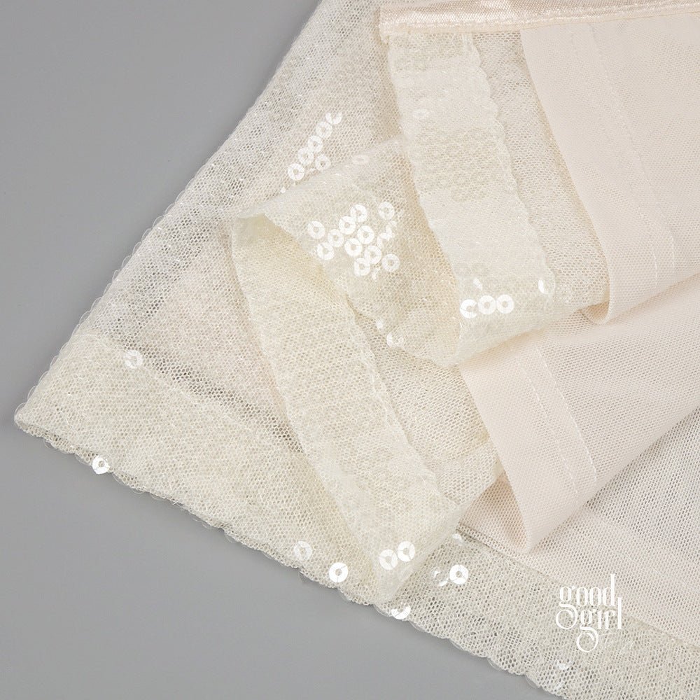 Hunter Sequin Backless Maxi Dress [KQOTP5RY]