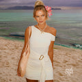 Ilia Buckle Vest Skirt Set [QJNR6XXC]