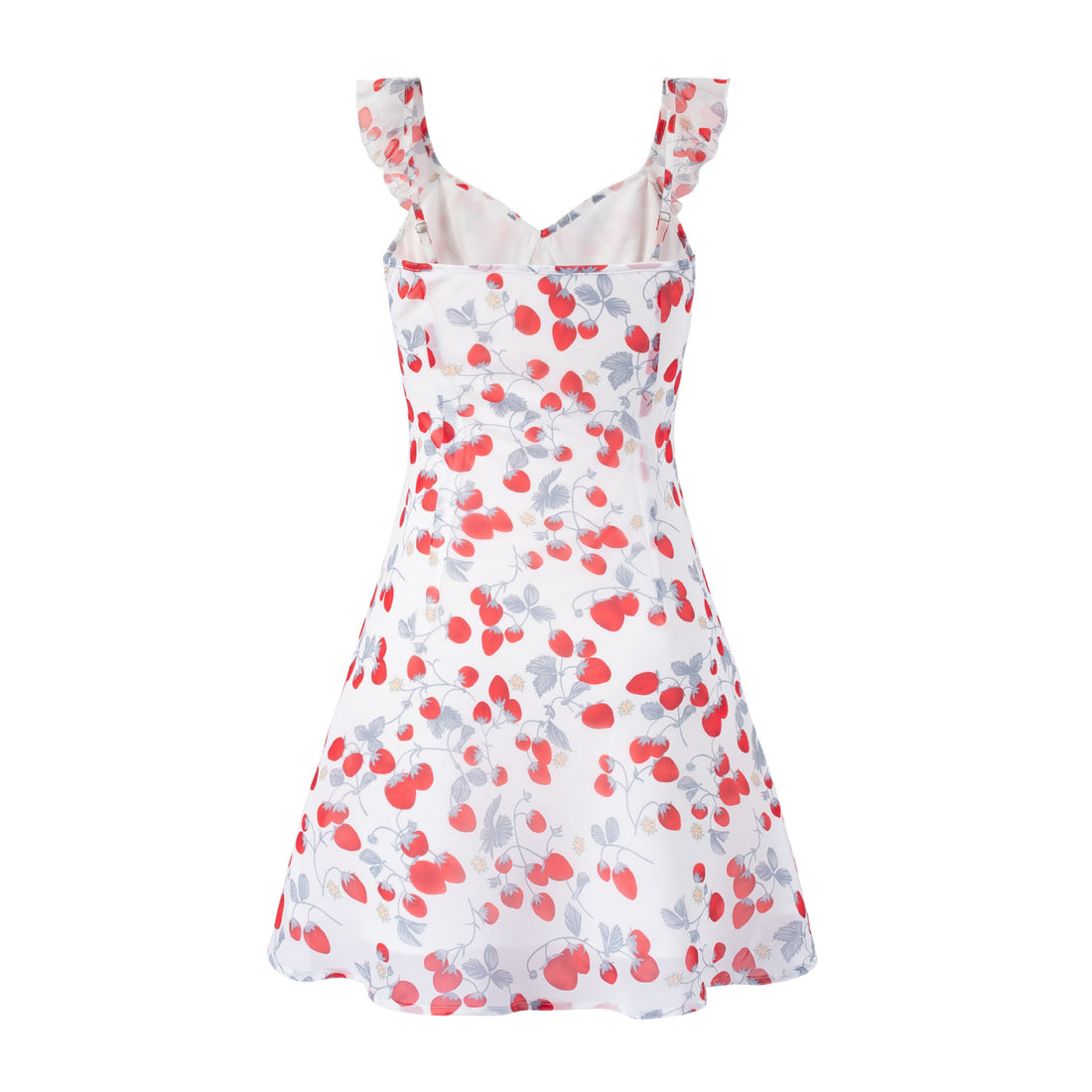 Indy Ruffled Floral Mini Dress [W3PJQW5Y]