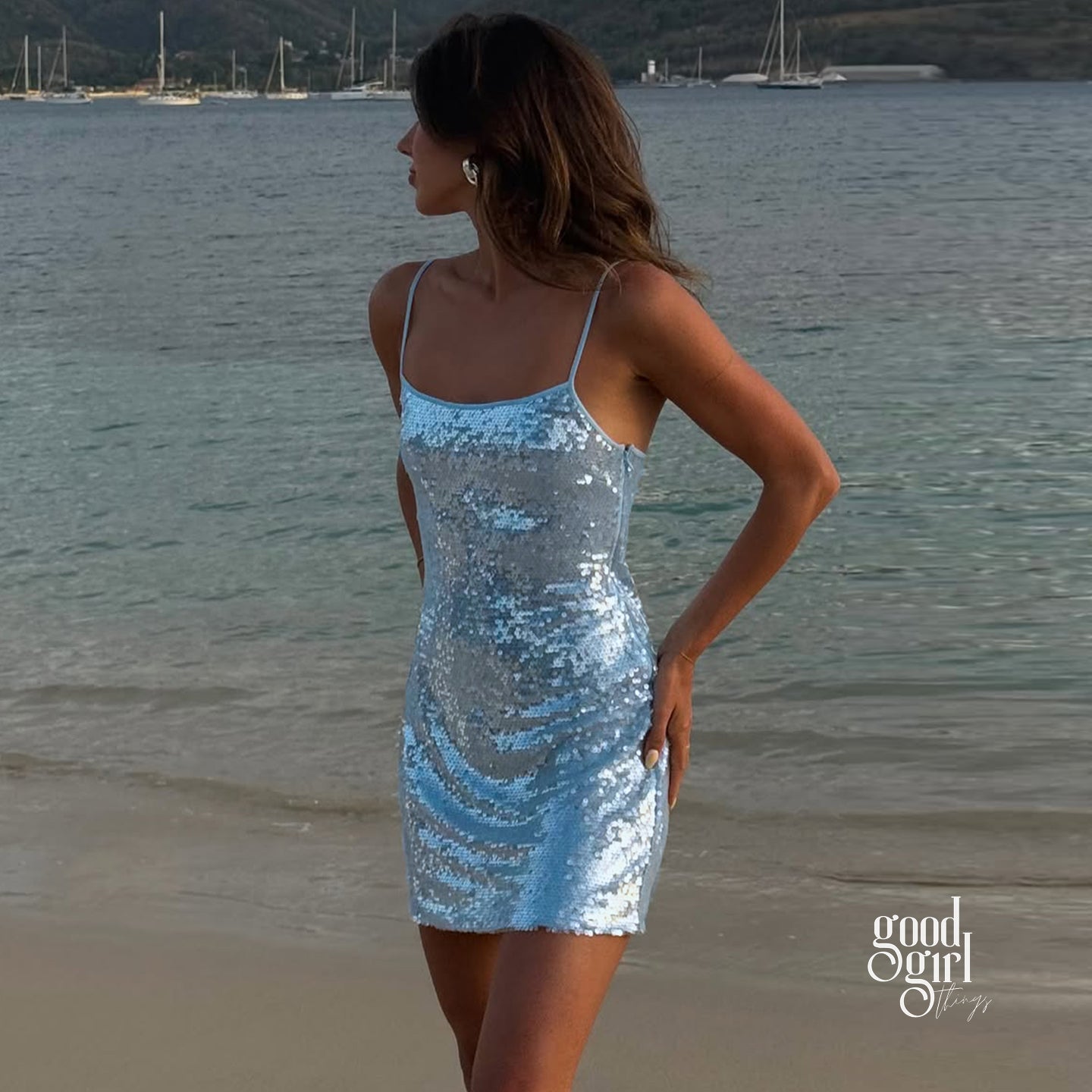 Jalena Sequin Mini Dress [JELF50Z0]