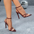 Jayana Patent Stiletto Heels [RKFG1ZPN]