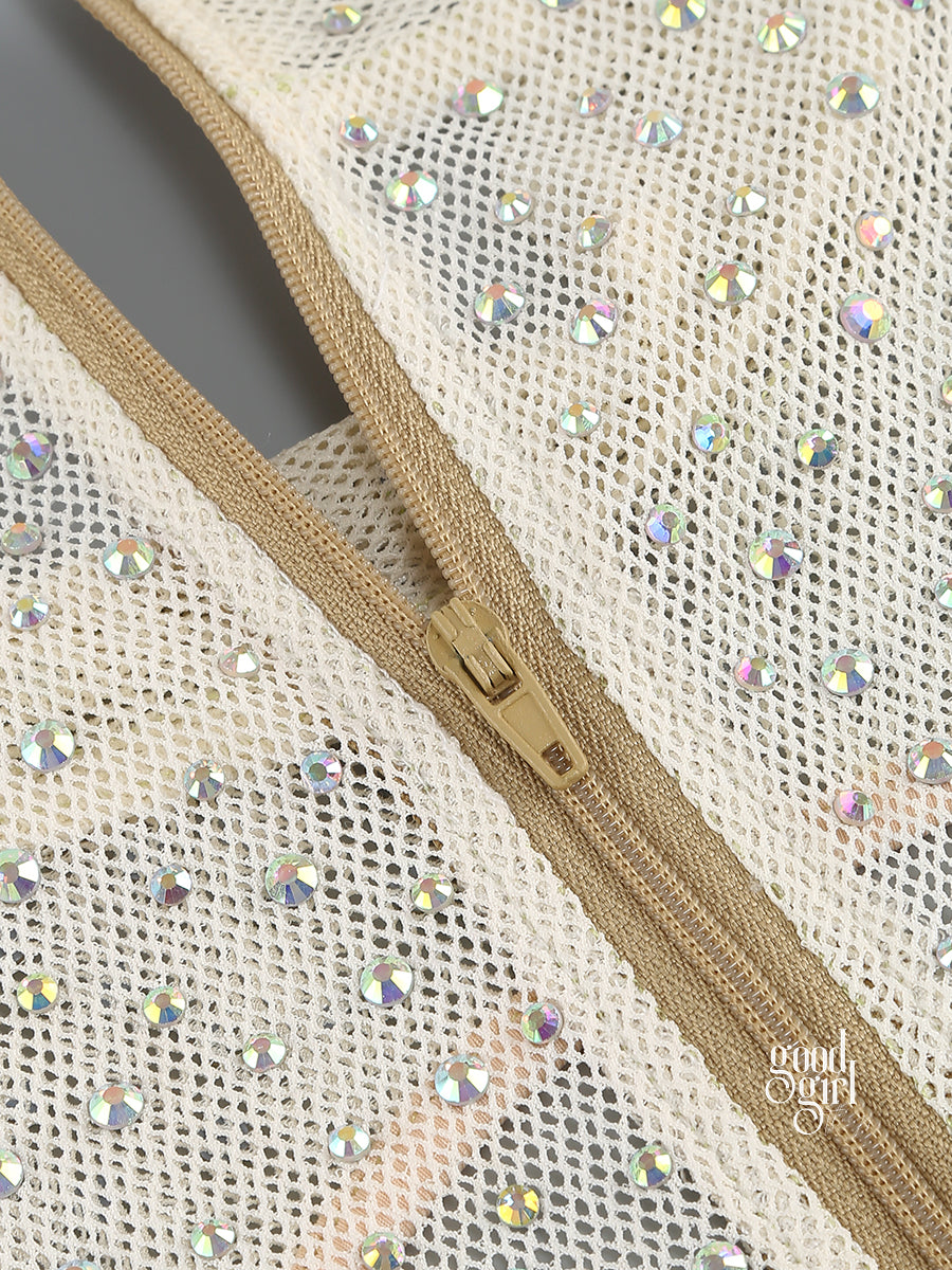 Jaylen Long Sleeve Sequin Mini Dress [SUJ3I99G]