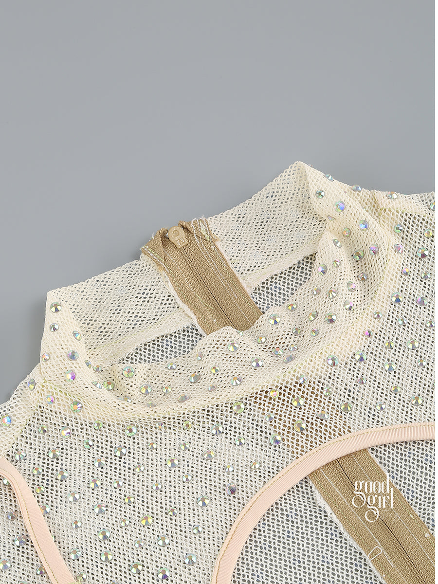 Jaylen Long Sleeve Sequin Mini Dress [QVILZUX0]