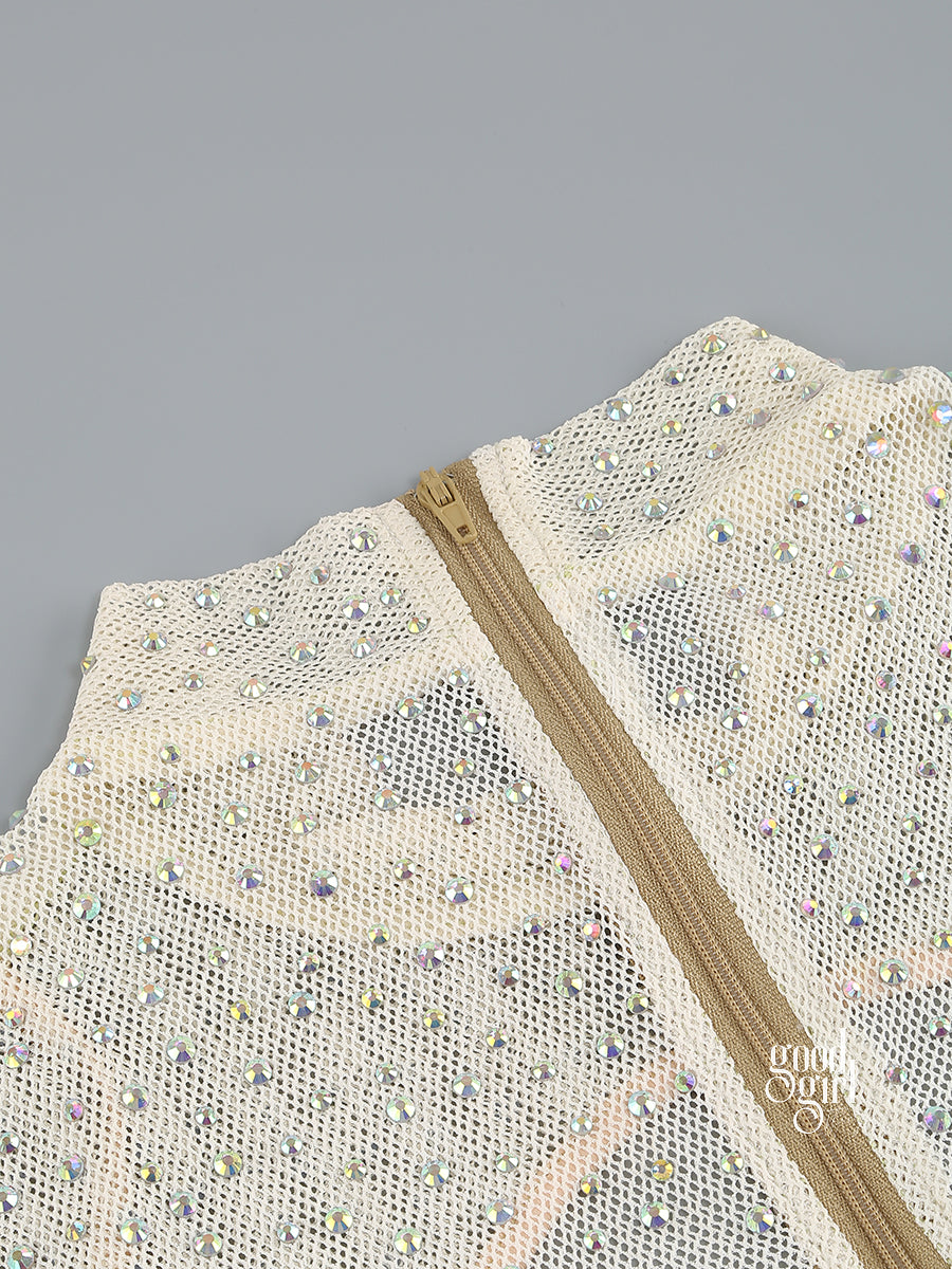 Jaylen Long Sleeve Sequin Mini Dress [SQLP9R91]