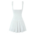 Jhene Embroidered Square Neck Dress [KX3B9T7J]